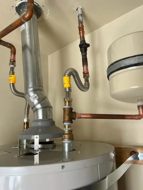 Water heater installation and plumbing repair in Vernonia
