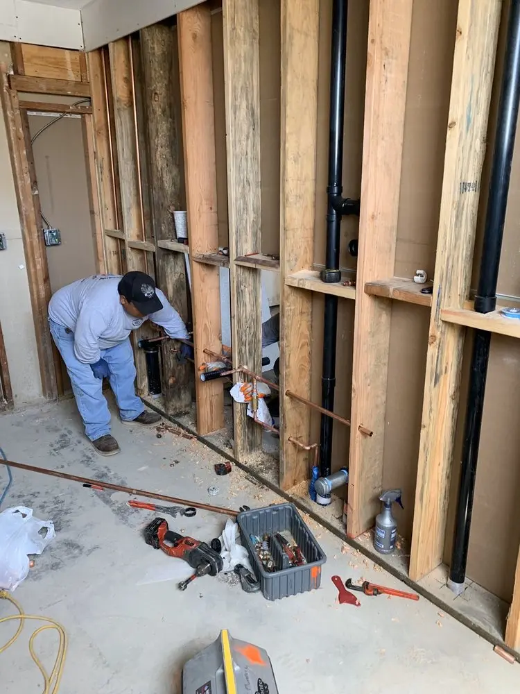 Commercial rough-in plumbing for Water Heater Replacement in Vernonia